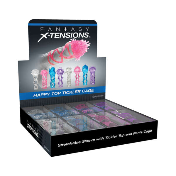 PD Happy Top Tickler Cage 8-Pack Display