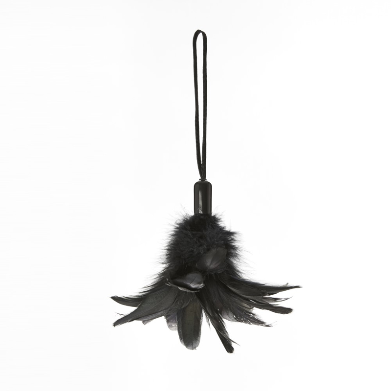 SS Pleasure Feather Tickler Black