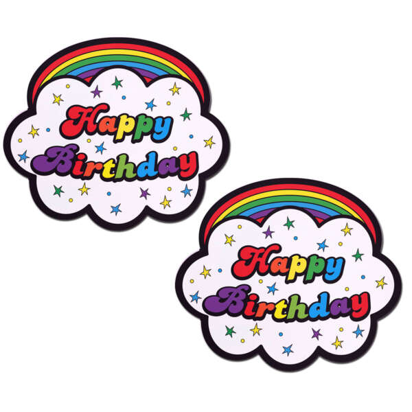 Pastease Happy Birthday Clouds