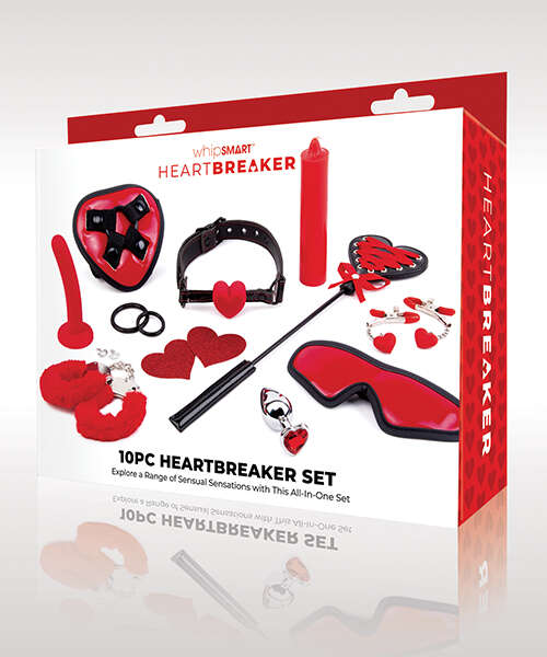 WhipSmart Heartbreaker 10 pc Set - Black/Red