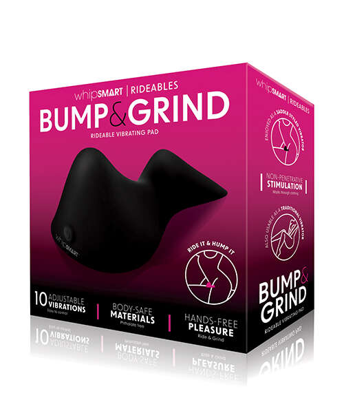 Whipsmart Rideables Bump & Grind Vibrating Pad - Black