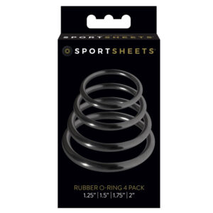 SS Rubber O-Ring 4pk Black