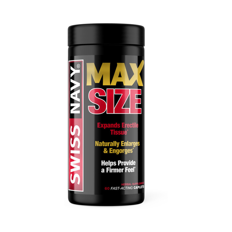 Swiss Navy MaxSize 60 Tablet Bottle