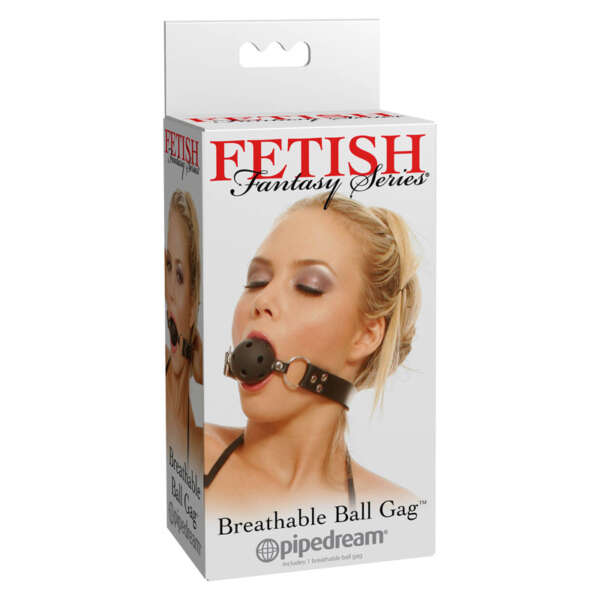 FF Adjustable Breathable Ball Gag Black