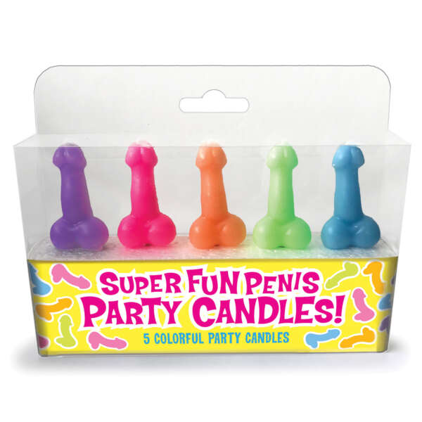 Super Fun Party Candles - Set of 5