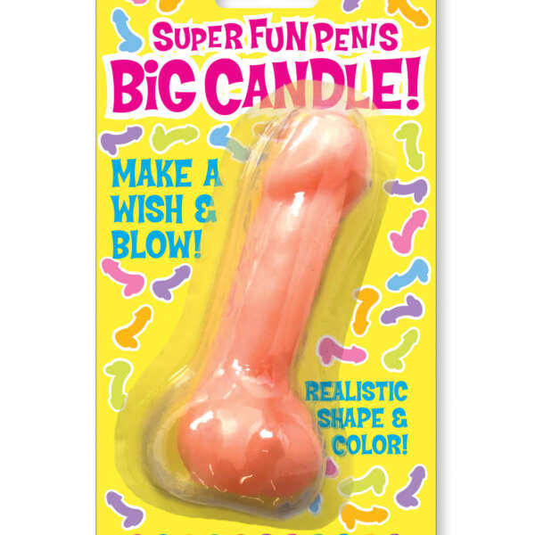 Super Fun Big Penis Candle - Flesh