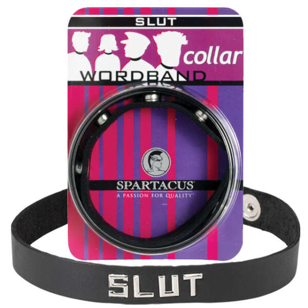 Leather Collar Small-Slut