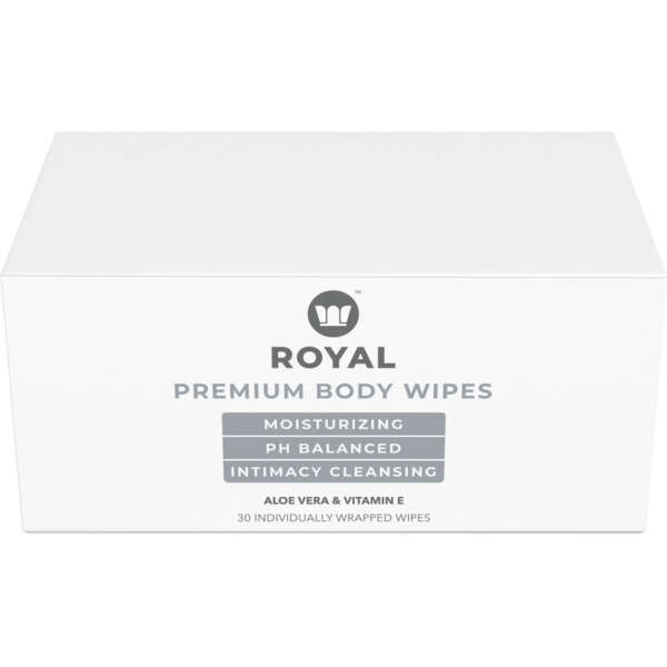 Royal Condom Intimacy Cleansing Wipes 30ct
