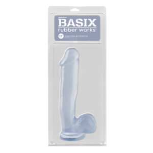 PD Basix 12in Dong Balls & Suction Clear