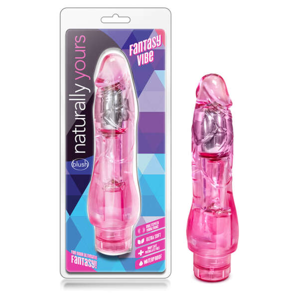 Naturally Yours Fantasy Vibe 8.5in Pink