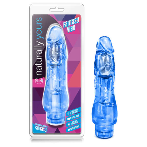 Naturally Yours Fantasy Vibe 8.5in Blue