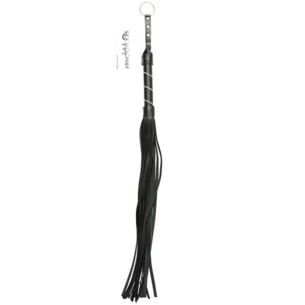 SS S&M Jeweled Flogger Black