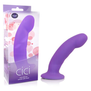 Luxe Cici 6.5in Curved Dildo Purple