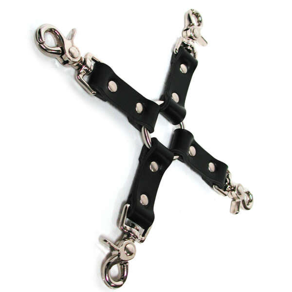 KL Leather Hog Tie (Black)