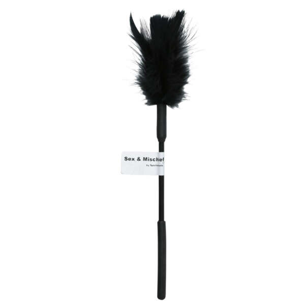 SS S&M Feather Tickler Black