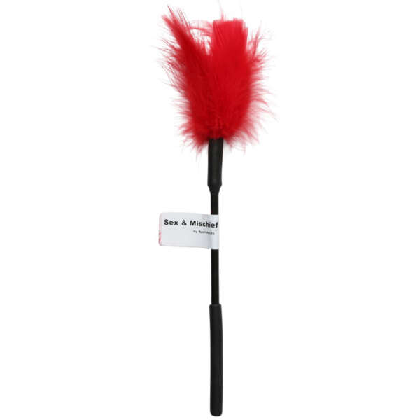 SS S&M Feather Tickler Red