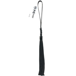 SS S&M Noir Whip 16in Beaded Flogger