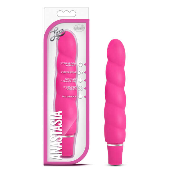Luxe Anastasia Slimline Vibrator Pink