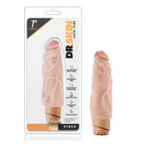 Dr. Skin Vibe 9 Dildo 7.5in Vibr Beige
