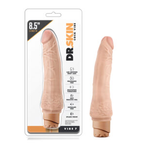 Dr. Skin Vibe 7 Dildo 8.5in Vibr Beige