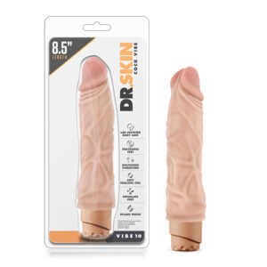 Dr. Skin Vibe 10 Dildo 8.5in Vibr Beige