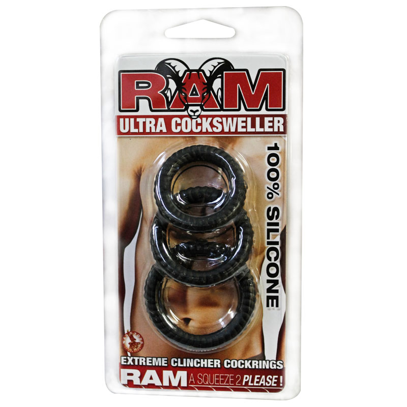Ram Ultra Silicone Cocksweller (Black)