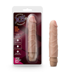 X5 Plus Little One 6.75in Vibr Dildo Bge