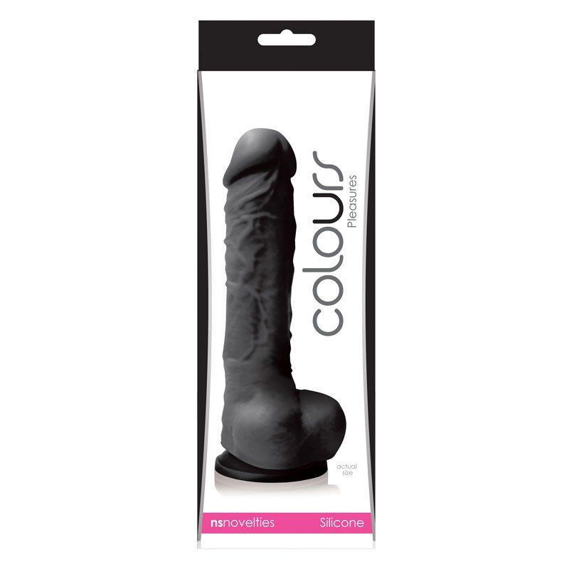 Colours Pleasures 5in Dildo Black