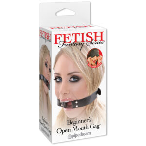 FF Beginners Open Mouth Gag Black