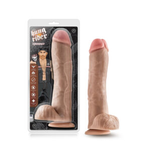 Hung Rider Hammer 11.5in Dildo Beige