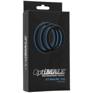 OptiMALE - 3 C-Ring Set - Thin Black