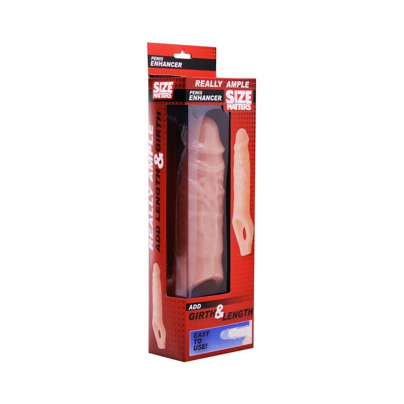 Size Matters Really Ample Sheath (White)