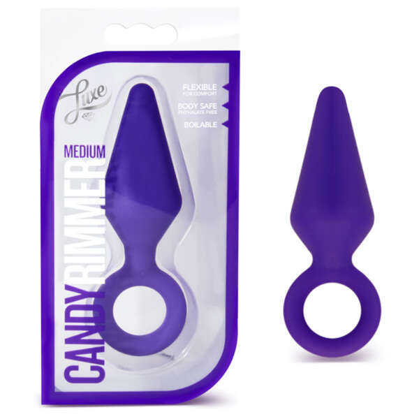 Luxe Candy Rimmer Med Anal Plug Purple