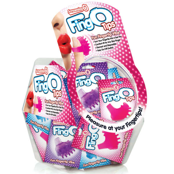 Screaming O FingO Tips Asst (Bowl/36)