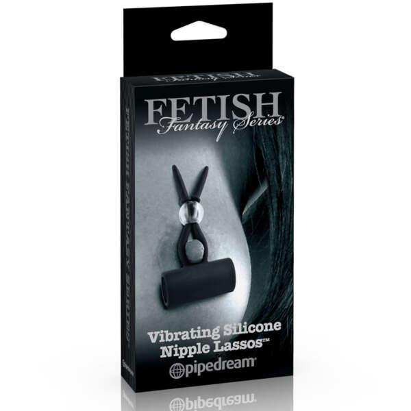 FF LE Vibrating Silicone NippleLasso Blk