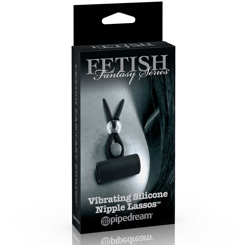 FF LE Vibrating Silicone NippleLasso Blk
