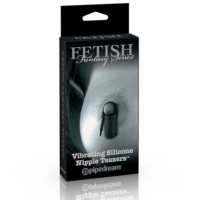 FF LE Vibra Silicone Nipple Teazer Blk