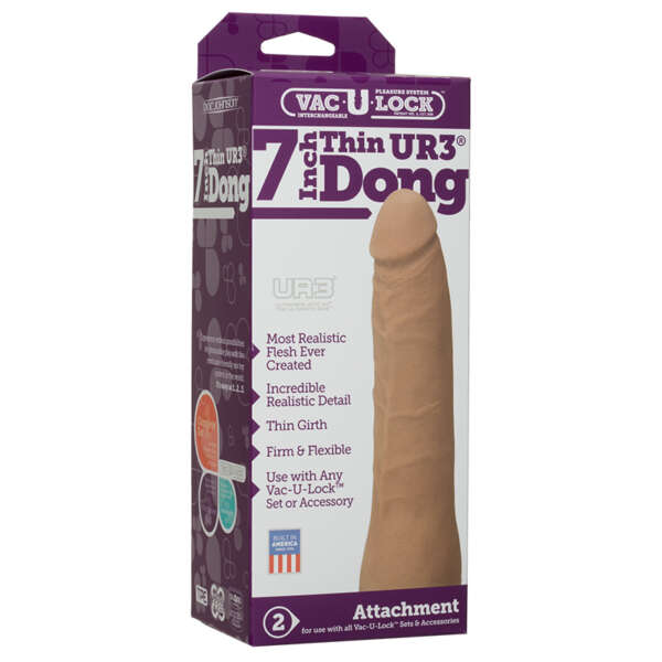 Vac-U-Lock- 7in Thin Dong ULTRASK Brown