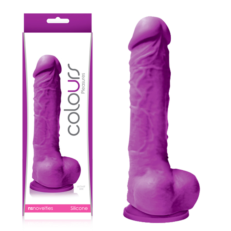 Colours Pleasures 5in Dildo Purple