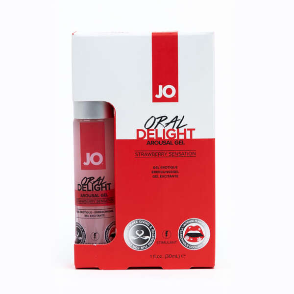 JO Oral Delight Strawberry Sensation 1oz