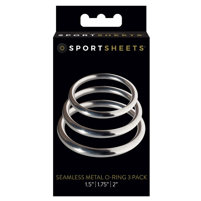 SS Metal O-Ring 3pk Silver
