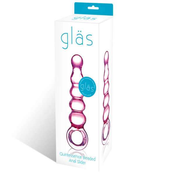 Glas 7.5in Quintessence Bead Anal Slider