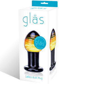 Glas 3.5in Galileo Glass Butt Plug