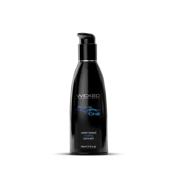 Wicked Aqua Chill Waterbased Lube 2oz.