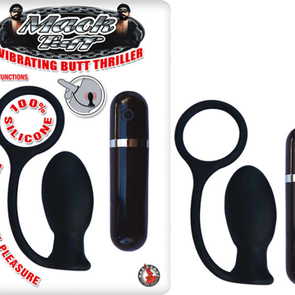 Mack Tuff Vibrating Butt Thriller (Blk)