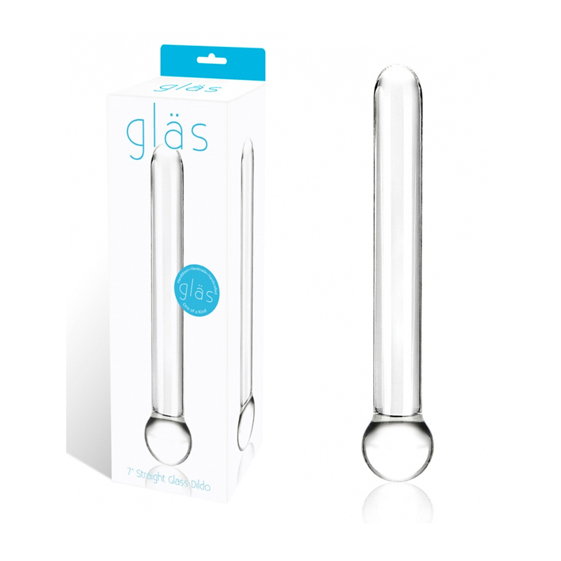 Glas 7in Straight Glass Dildo
