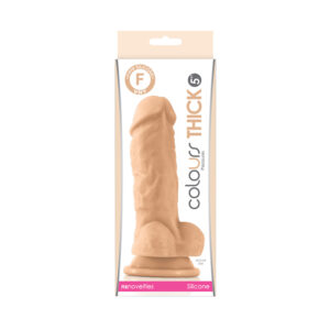 Colours Pleasures Thick 5in Dildo Beige