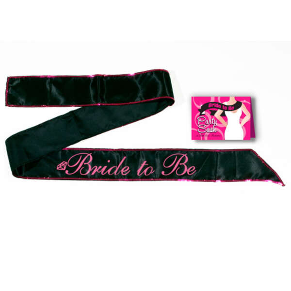 G.I.T.D. Bride To Be Sash Pink