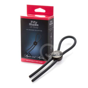 50 Shades Again & Again Love Ring Black