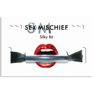 SS S&M Silky Bit Gag Black